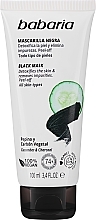 Düfte, Parfümerie und Kosmetik Schwarze Peel-Off Maske mit aktivierter Bambuskohle "T-Zone" - Babaria Detoxifying Black Mask