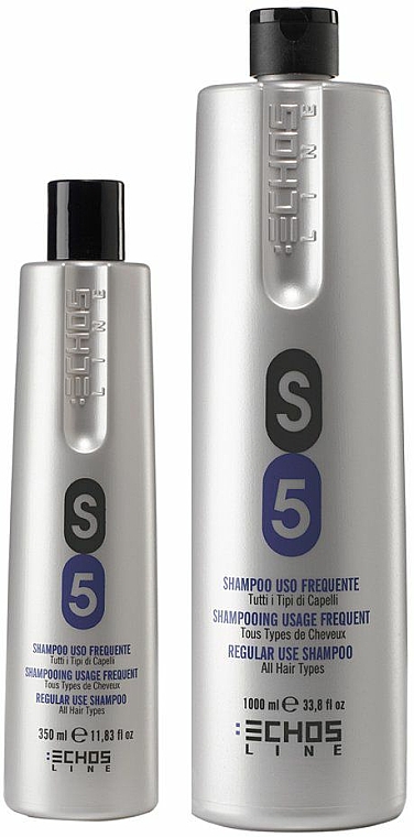 Shampoo für den täglichen Gebrauch für alle Haartypen - Echosline S5 Regural Use Shampoo — Bild N1