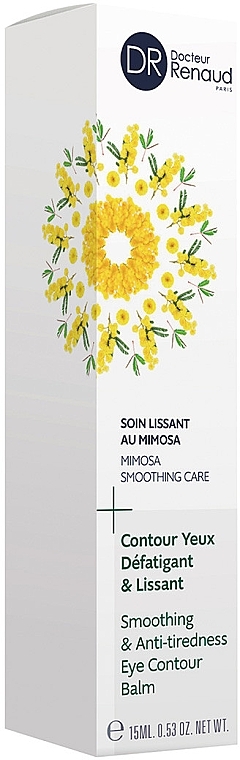 Augencreme mit Mimosenextrakt - Dr. Renaud Mimosa Smoothing & Anti-Tiredness Eye Contour Balm — Bild N2