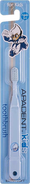 Kinderzahnbürste ab 3 Jahren blau - Sangi Apadent Kids Extra Soft Toothbrush — Bild N2