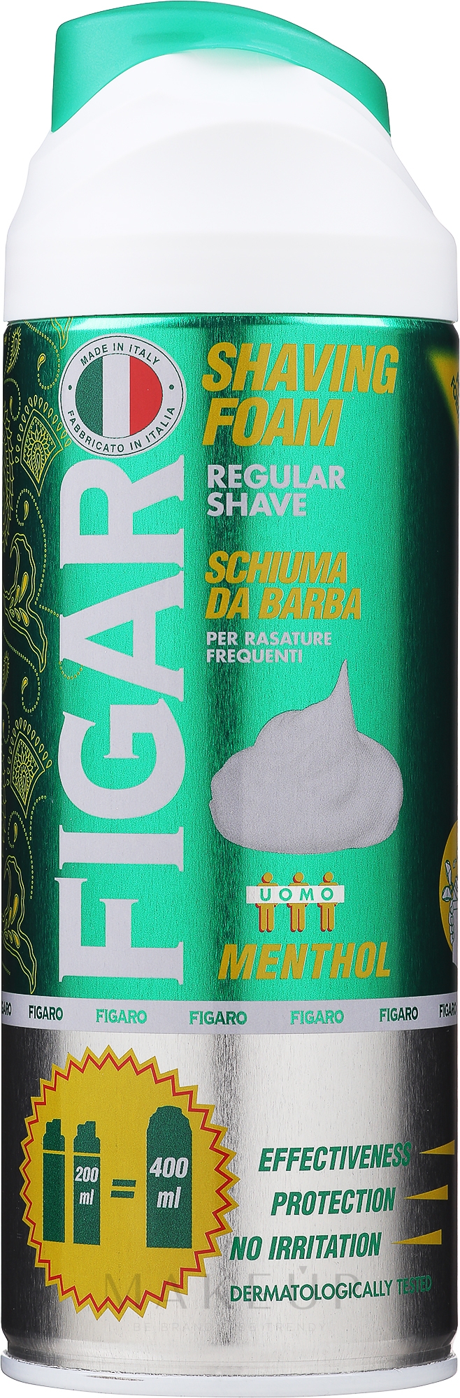 Erfrischender Rasierschaum - Mil Mil Figaro Shaving Foam — Bild 400 ml