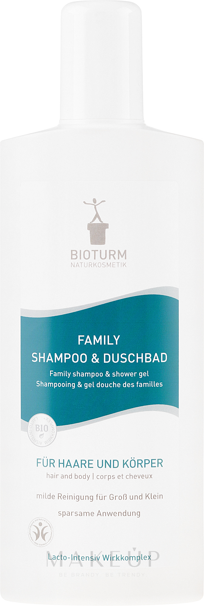 Shampoo und Duschgel für Haare und Körper - Bioturm Family Shampoo & Shower Gel Nr.20 — Bild 500 ml