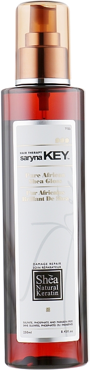 Glitzerspray mit Sheabutter - Saryna Key Damage Repair Keratin Treatment Pure African Shea Gloss — Bild N5