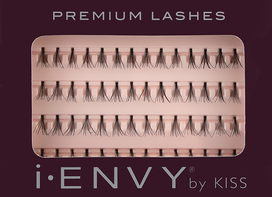 Wimpernbüschel-Set ohne Kleber - Kiss Premium Lashes — Bild N1