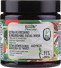 Erfrischende und nährende Gesichtsmaske - Eco U Choose Nature Ultra Refreshing&Nourishing Face Mask — Bild N2