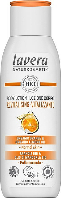 Körperlotion mit Orange und Mandel - Lavera Orange & Almond Oil Revitalising Body Lotion — Bild N1