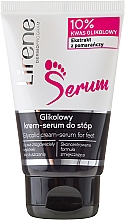 Düfte, Parfümerie und Kosmetik Fußcreme-Serum mit Glykolsäure - Lirene Glycolic Cream-Serum For Feet
