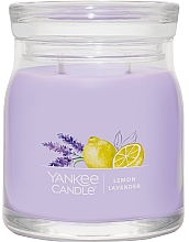 Duftkerze im Glas Zitrone und Lavendel 2 Dochte - Yankee Candle Lemon Lavender — Bild N1