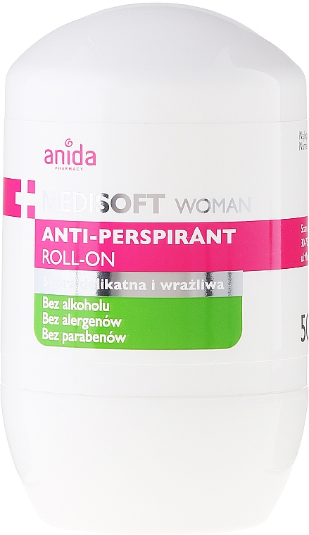 Deo Roll-on Antitranspirant - Anida Pharmacy Medisoft Woman Deo Roll-On — Bild N2