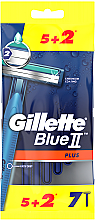Einwegrasierer 5+2 St. - Gillette Blue II Plus — Bild N2