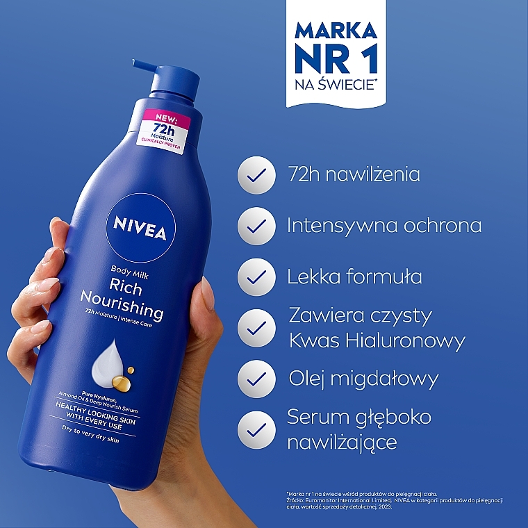 Pflegende und feuchtigkeitsspendende Körpermilch mit Vitamin E - NIVEA Nourishing Body Milk — Bild N3