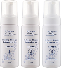 Set Carboxytherapie mit Lifting-Effekt - H2Organic Carboxy Therapy Intensive CO2 Lifting (3xgel/150ml) — Bild N1