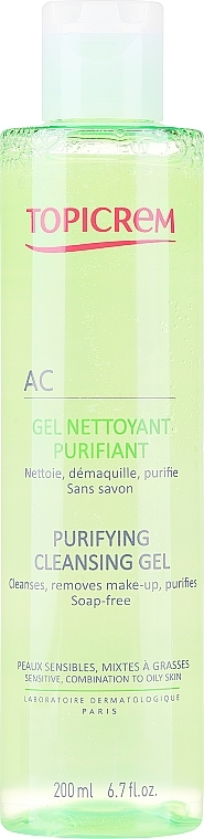 Gesichtsreinigungsgel - Topicrem Purifying Cleansing Gel — Bild N1