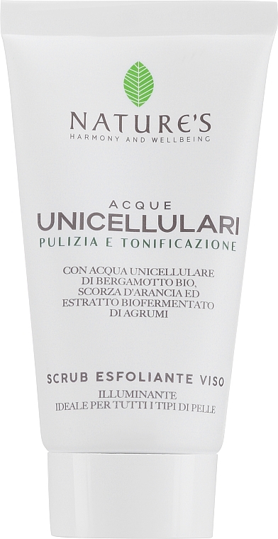 Gesichtspeeling - Nature's Acque Unicellulari Brightening Exfoliating Face Scrub — Bild N2