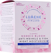 Straffende Anti-Falten Nachtcreme für das Gesicht - Lumene Lumo Nordic Bloom Anti-wrinkle & Firm Night Moisturizer — Bild N1