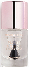 Düfte, Parfümerie und Kosmetik Nagelüberlack - Makeup Revolution Top Coat Gel Plump&Shine