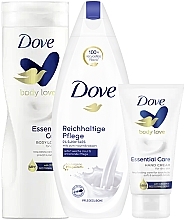 Düfte, Parfümerie und Kosmetik Körperpflegeset - Dove With Love Body Love Essential Set (Duschgel 250ml + Körperlotion 400ml + Handcreme 75ml)