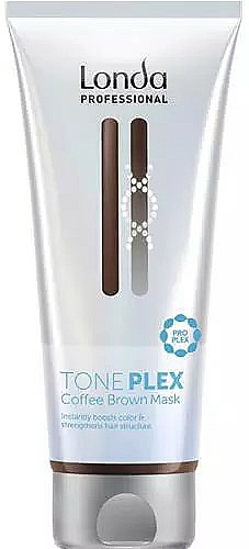 Haarmaske für eine sofortige Auffrischung der Farbintensität für braunes Haar - Londa Professional Toneplex Coffee Brown Mask — Bild N1