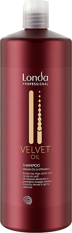 Shampoo mit Arganöl für trockenes und strapaziertes Haar - Londa Professional Velvet Oil Shampoo — Bild N1