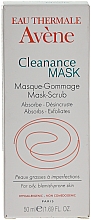 Düfte, Parfümerie und Kosmetik Exfolierende Gesichtsreinigungsmaske für fettige und zu Akne neigende Haut - Avene Exfoliating Absorbing Cleanance Mask-Scrub