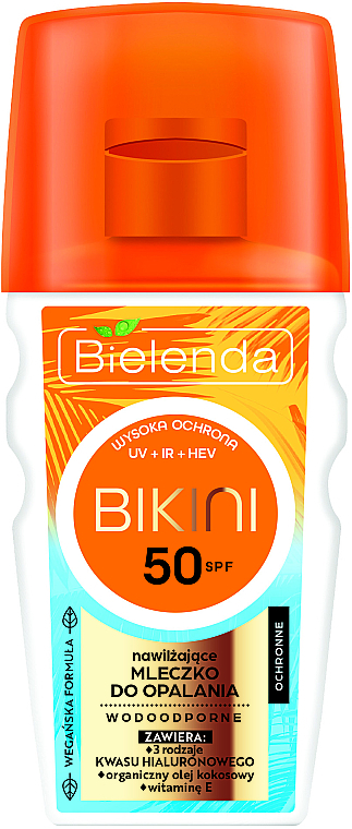 Feuchtigkeitsspendende Sonnenschutzlotion SPF50 - Bielenda Bikini — Bild N1