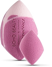 Düfte, Parfümerie und Kosmetik Make-up Schwamm-Set rosa - Boho Beauty Makeup Sponge