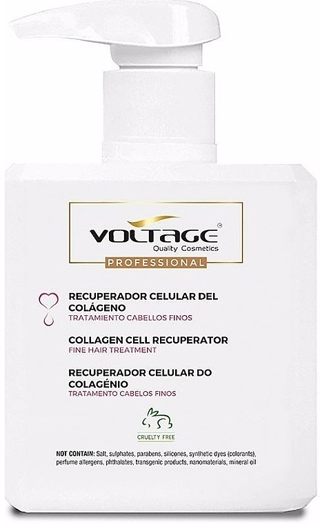 Conditioner mit Kollagen - Voltage Collagen Cell Recuperator Fine Hair Treatment — Bild N1