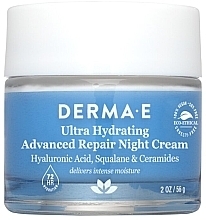 Feuchtigkeitsspendende Nachtcreme mit Hyaluronsäure - Derma E Hydrating Night Cream — Bild N1