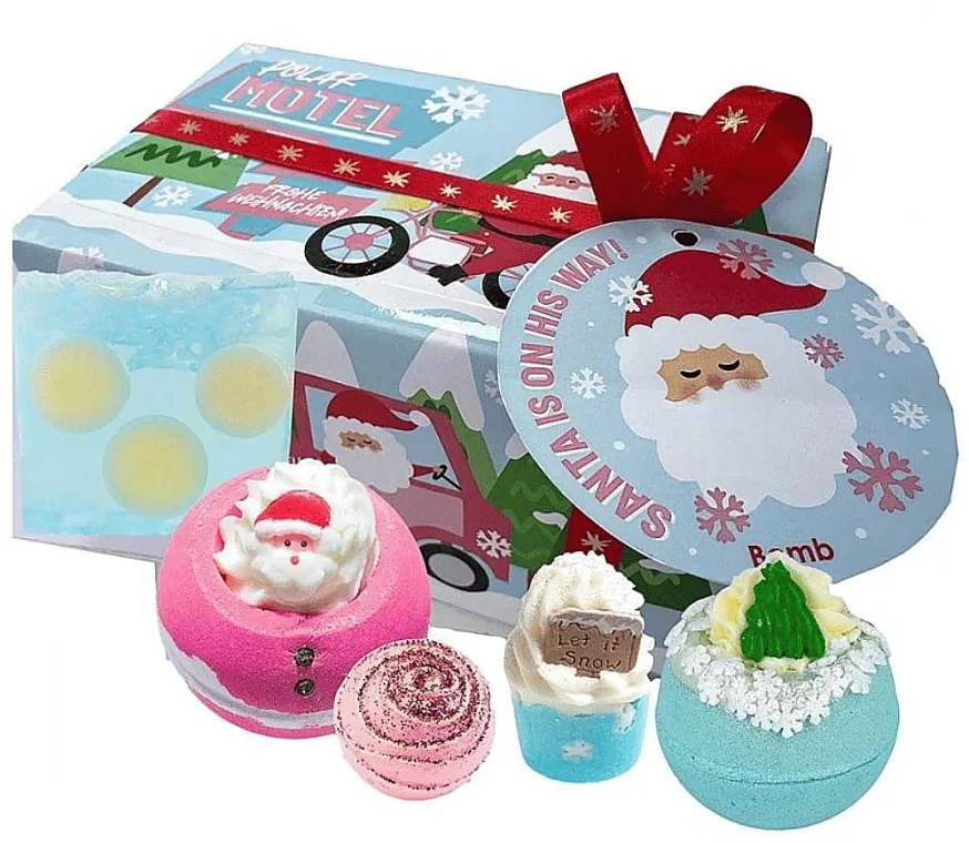 Set 5-tlg. - Bomb Cosmetics Santa's Coming Bath Gift Set — Bild N2