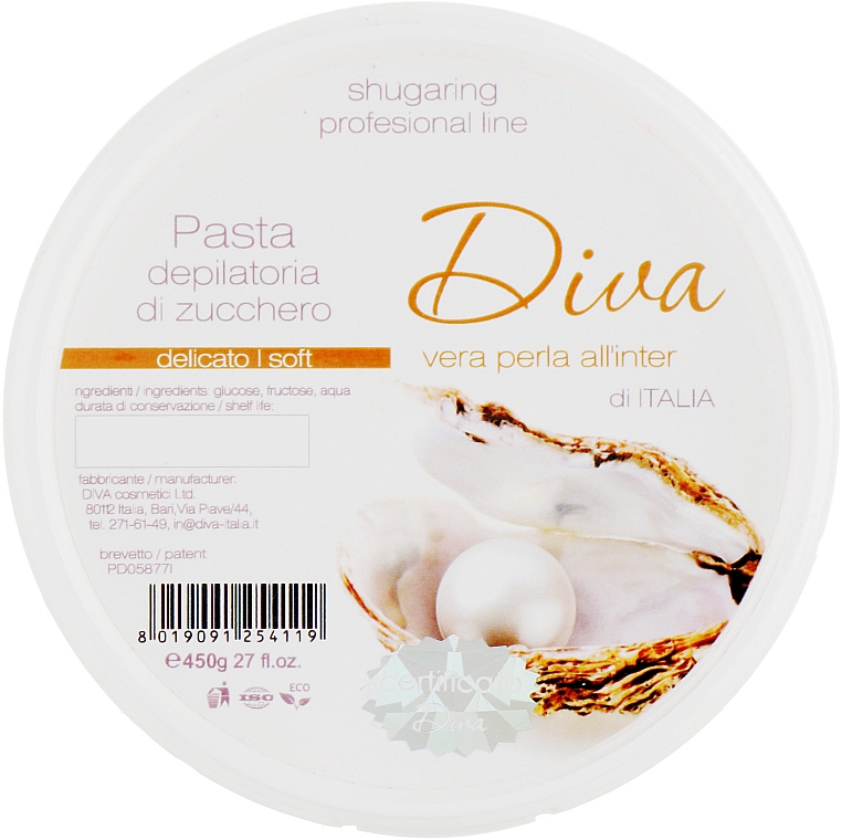 Weiche Paste zum Sugaring - Diva Cosmetici Sugaring Professional Line Soft — Bild N1