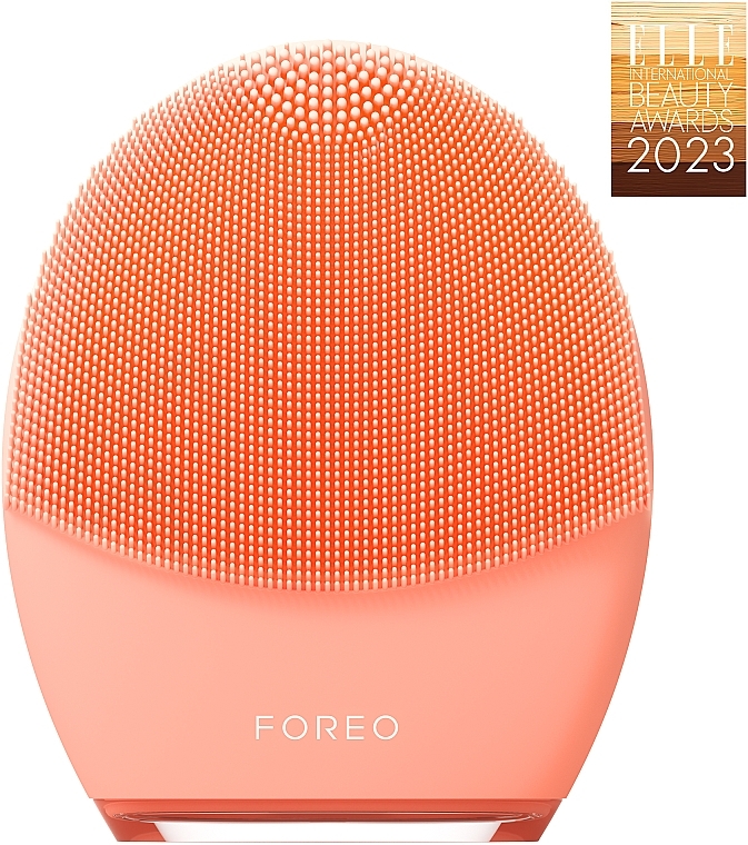 Reinigungsbürste für ausgeglichene Gesichtshaut - Foreo Luna 4 Balanced Skin Peach — Bild N1