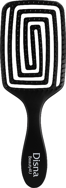 Rechteckige Haarbürste 23 cm schwarz - Disna Beauty4U Puzzle Brush  — Bild N1