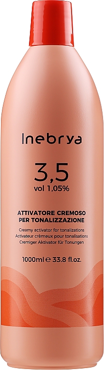 Parfümierte Entwicklerlotion 1,05% - Inebrya Creamy Activator for Tonalizations — Bild N1