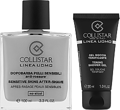 Gesichtspflegeset für Männer - Collistar Sensitive (After Shave Lotion 100ml + Duschgel 30ml) — Foto N2