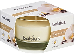 Düfte, Parfümerie und Kosmetik Duftglas Vanille - Bolsius True Scents Candle 50 mm x Ø80 mm
