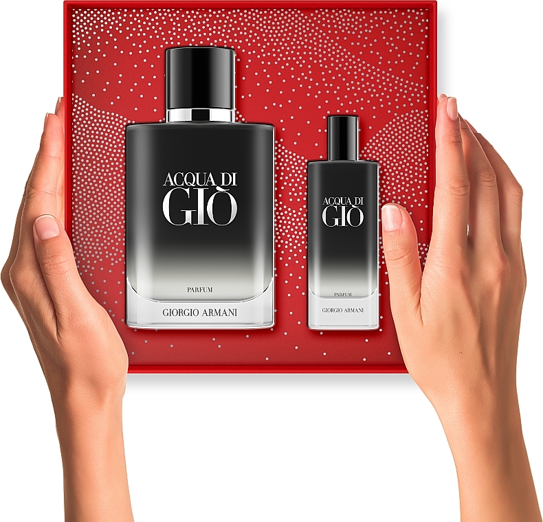 Giorgio Armani Acqua Di Gio Parfum - Zestaw (Eau de Parfum/100ml + Eau de Parfum/15ml) — Bild N2