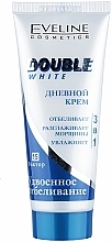 Feuchtigkeitsspendende, aufhellende und glättende Tagescreme - Eveline Cosmetics Double White — Bild N1