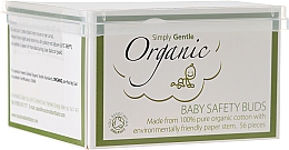 Düfte, Parfümerie und Kosmetik Kinder Bio Wattestäbchen - Simply Gentle Baby Organic Cotton Safety Buds