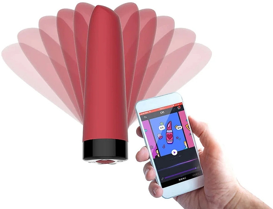 Mini-Vibrator aus Silikon 9.5 cm rot - Magic Motion Awaken  — Bild N3
