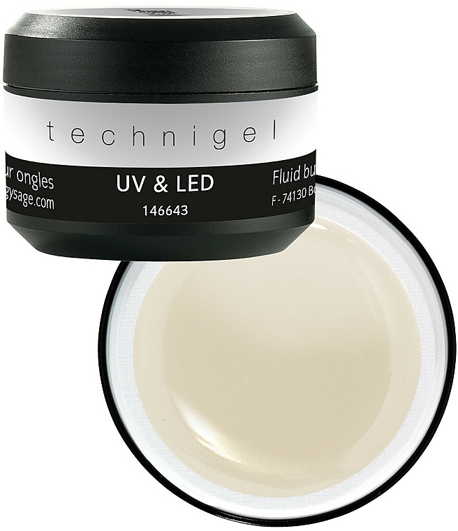 Aufbaugel transparent - Peggy Sage UV&LED Fluid Builder Nail Gel — Bild N1