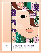 Düfte, Parfümerie und Kosmetik Anti Aging Gesichtsmaske mit Liposomen - You & Oil Anti-Aging & Regeneration Face Mask With Liposomes