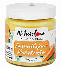 Düfte, Parfümerie und Kosmetik Natürliche Körperbutter mit Karotten - Naturolove Body Butter