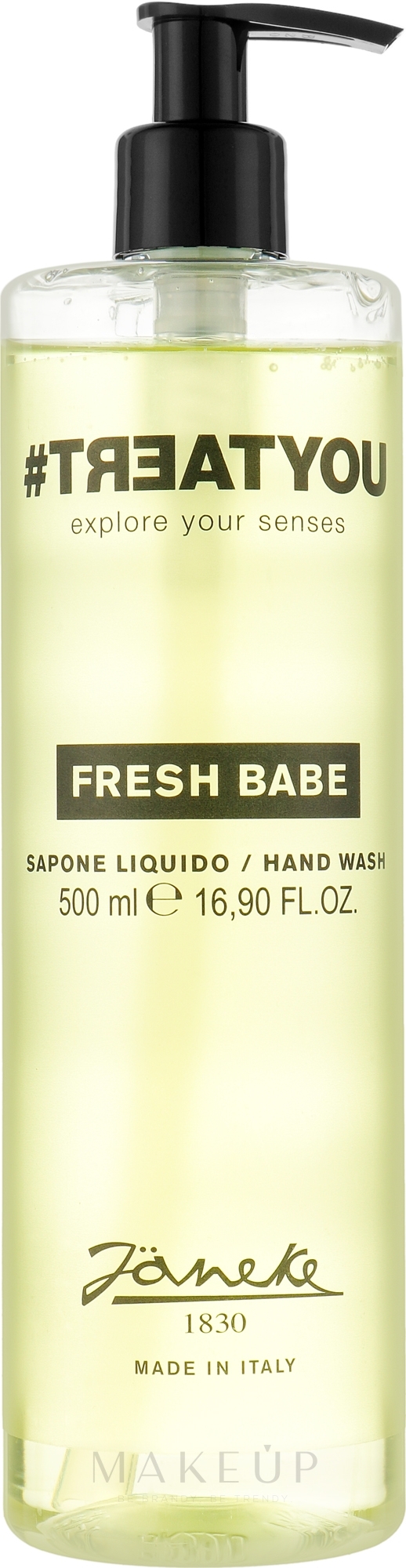 Flüssige Handseife - Janeke #Treatyou Fresh Babe Hand Wash — Bild 500 ml
