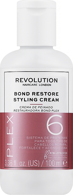 Haarstyling-Creme - Makeup Revolution Plex 6 Bond Restore Styling Cream Restores, Strengthens & Conditions — Bild N1