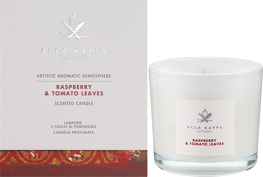 Duftkerze Raspberry & Tomato Candle - Acca Kappa Scented Candle — Bild N2