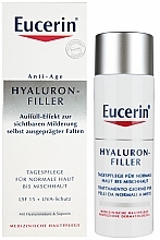 Düfte, Parfümerie und Kosmetik Tagespflege gegen Falten für normale Haut bis Mischhaut - Eucerin Hyaluron-Filler Day Cream For Combination To Oily Skin