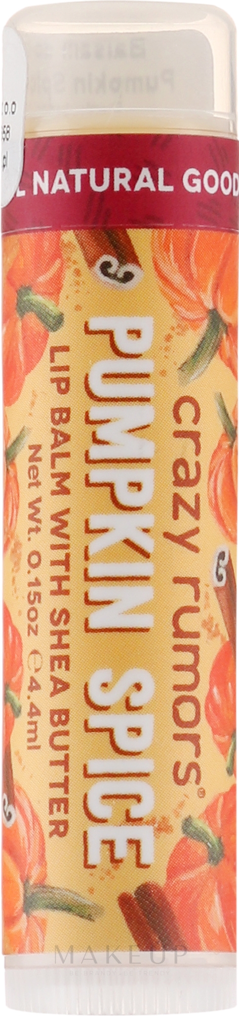 Lippenbalsam mit Sheabutter Pumpkin Spice - Crazy Rumors Pumpkin Spice Lip Balm — Bild 4.25 g