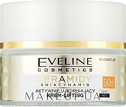 Intensiv straffende Lifting-Creme 50+ - Eveline Cosmetics Ceramidy & Niacynamid — Bild N1