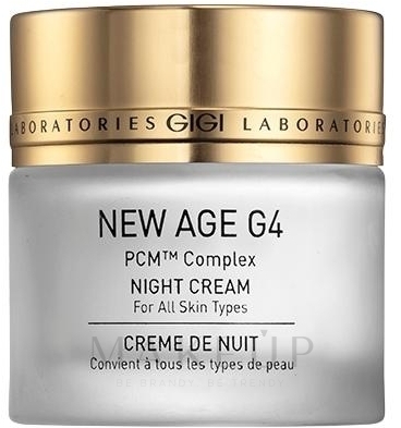 Nachtcreme für das Gesicht - GiGi New Age G4 Night For All Skin Types Cream — Bild 50 ml