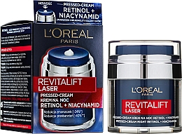 Revitalisierende Nachtcreme mit Retinol und Niacinamid - L'oreal Paris Revitalift Laser Retinol + Niacynamid Night Cream — Bild N2
